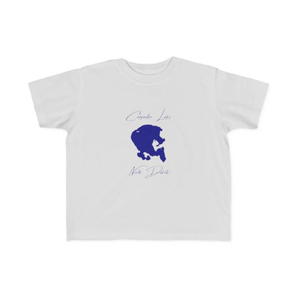 North  Dakota  Carpenter  Lake  Toddler  T-shirt  front  position  view  from  front  silver.webp