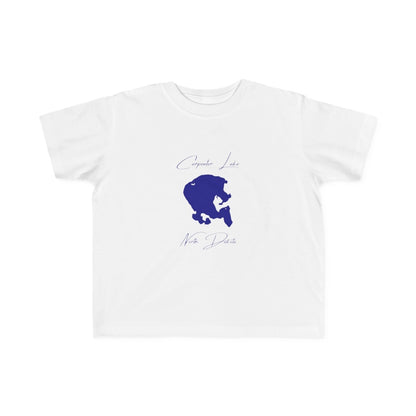 North  Dakota  Carpenter  Lake  Toddler  T-shirt  front  position  view  from  front  white.webp