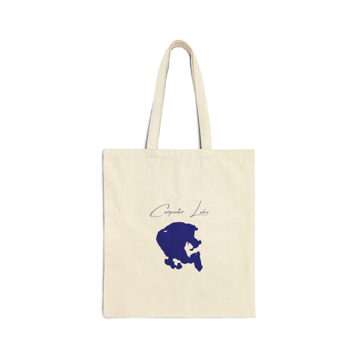 North  Dakota  Carpenter  Lake  Tote  Bag  front  position  view  from  front  15  x  16.webp