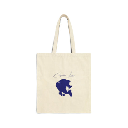 North  Dakota  Carpenter  Lake  Tote  Bag  front  position  view  from  front  15  x  16.webp