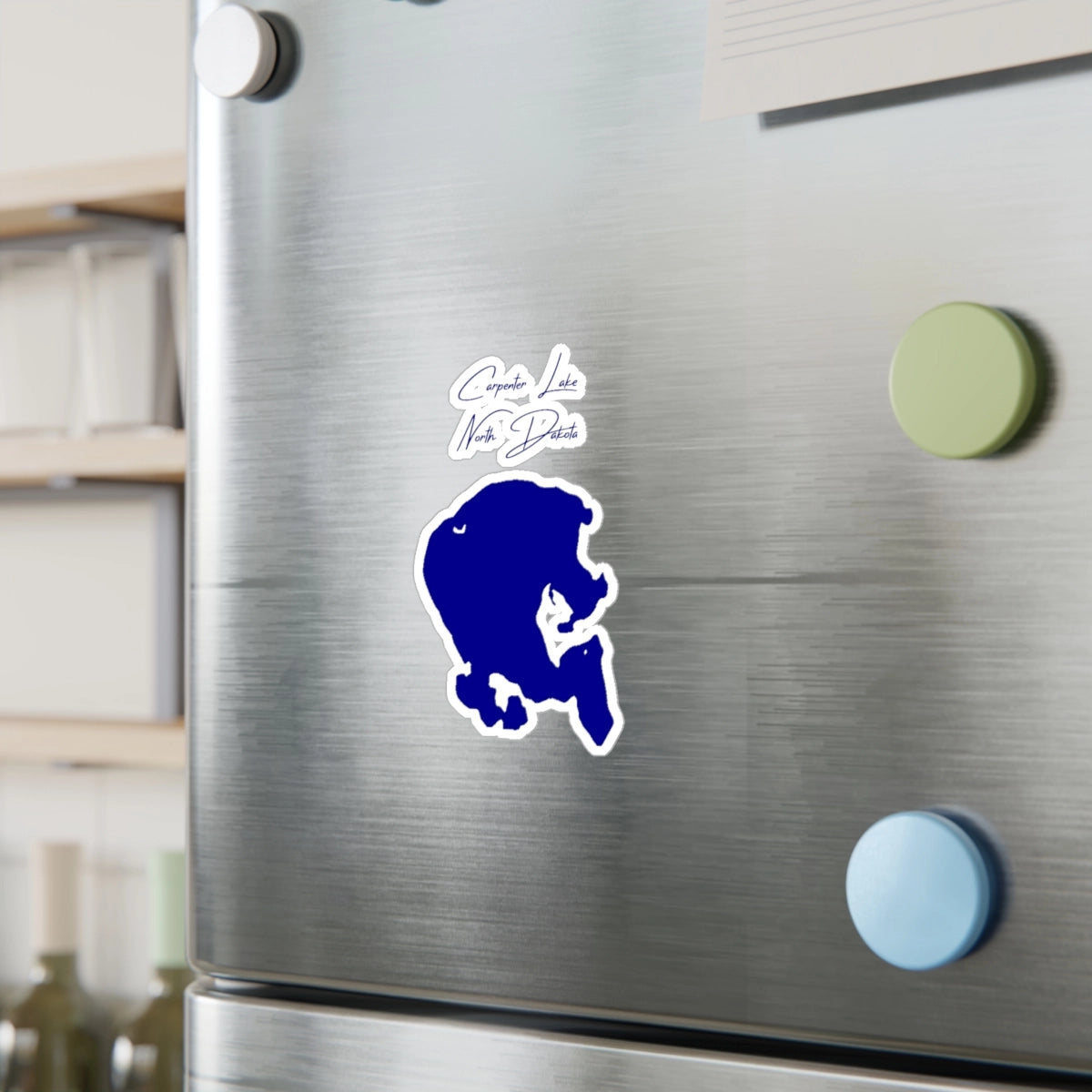 North  Dakota  Carpenter  Lake  Vinyl  Decal  other  position  view  from  context-2  4  x  6.webp