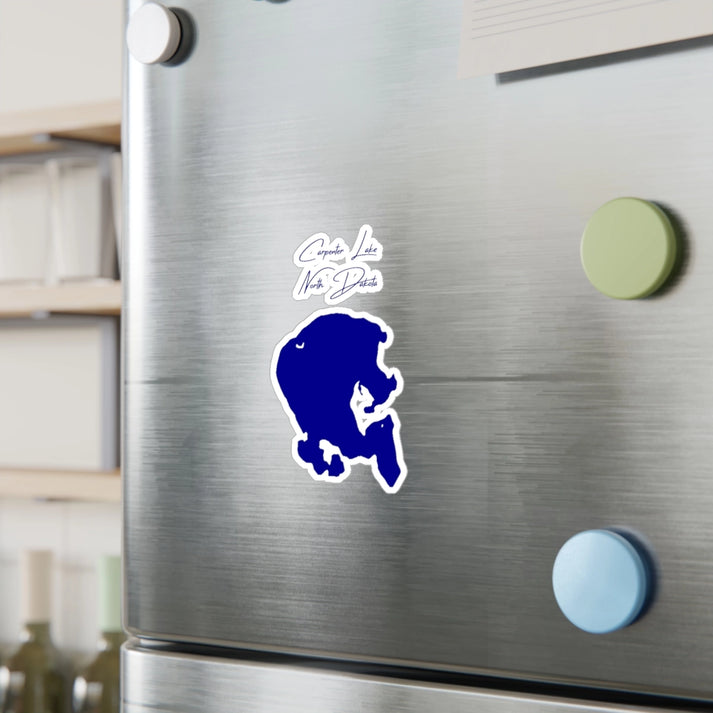 North  Dakota  Carpenter  Lake  Vinyl  Decal  other  position  view  from  context-2  4  x  6.webp