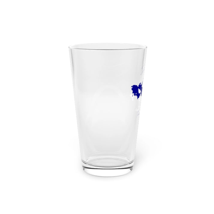 North  Dakota  Devils  Lake  16oz  Pint  Glass  front  position  view  from  left  16oz.webp