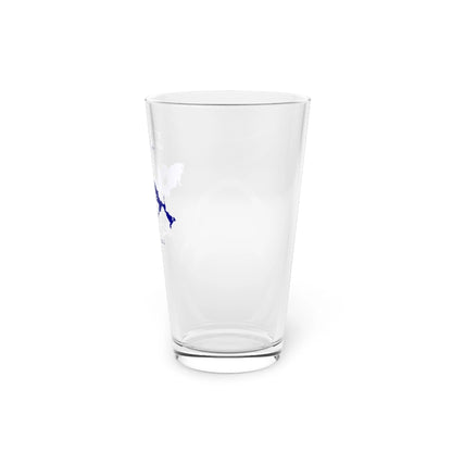 North  Dakota  Devils  Lake  16oz  Pint  Glass  front  position  view  from  right  16oz.webp