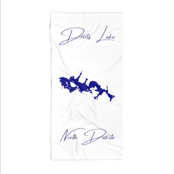 North  Dakota  Devils  Lake  Beach  Towel  front  position  view  from  front  36  x  72.webp