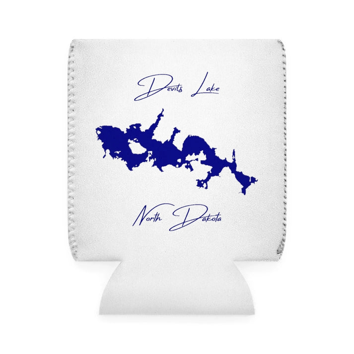 North  Dakota  Devils  Lake  Can  Koozie  front  position  view  from  front-1  white.webp