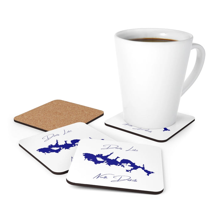 North  Dakota  Devils  Lake  Coaster  Set  front  position  view  from  context-1  3.75  x  3.75.webp