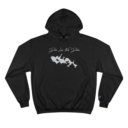 North  Dakota  Devils  Lake  Hoodie  front  position  view  from  front  black.webp