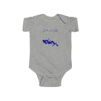 North  Dakota  Devils  Lake  Onesie  front  position  view  from  front  heather.webp