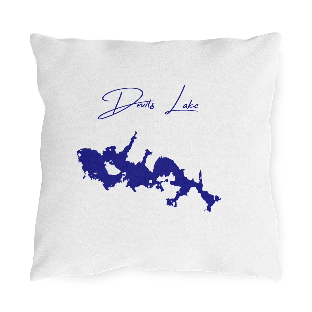 North  Dakota  Devils  Lake  Outdoor  Pillow  front  position  view  from  front  16  x  16.webp