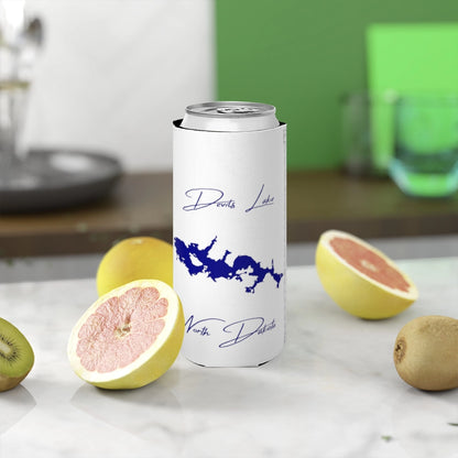 North  Dakota  Devils  Lake  Slim  Can  Koozie  front  position  view  from  context-2  white.webp