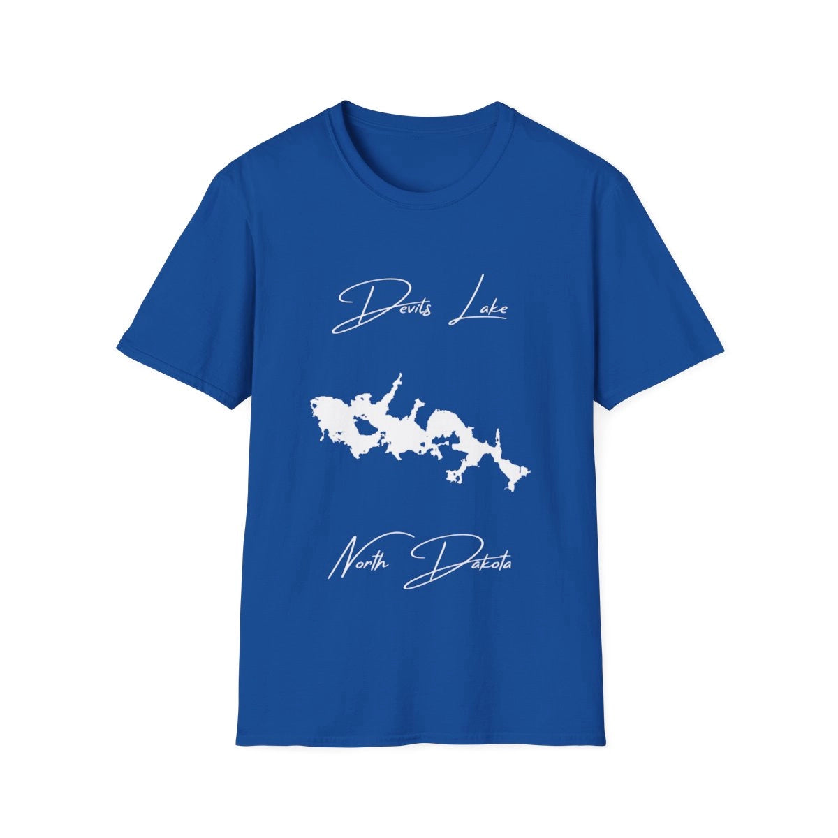 North  Dakota  Devils  Lake  T-shirt  front  position  view  from  front  royal.webp