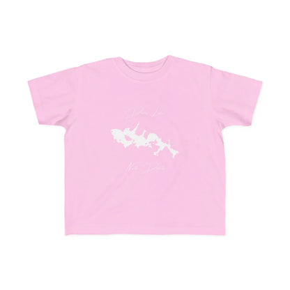 North  Dakota  Devils  Lake  Toddler  T-shirt  front  position  view  from  front  pink.webp