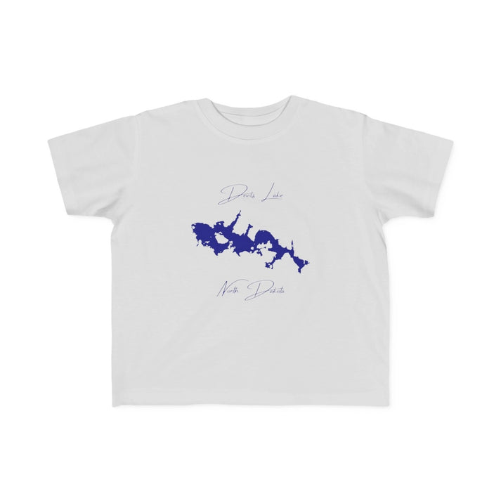 North  Dakota  Devils  Lake  Toddler  T-shirt  front  position  view  from  front  silver.webp