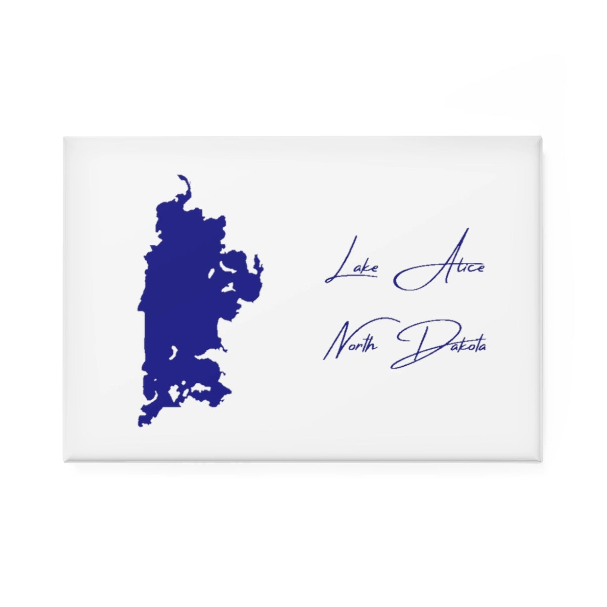 North  Dakota  Lake  Alice  Magnet  front  position  view  from  front  2  x  3.webp