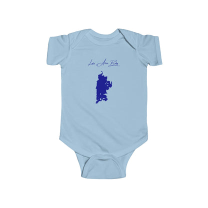 North  Dakota  Lake  Alice  Onesie  front  position  view  from  front  light  blue.webp