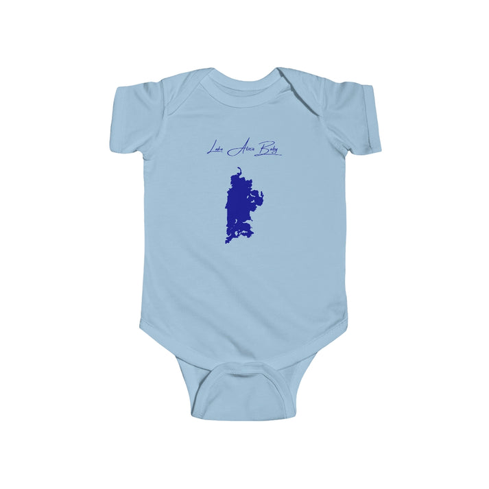 North  Dakota  Lake  Alice  Onesie  front  position  view  from  front  light  blue.webp