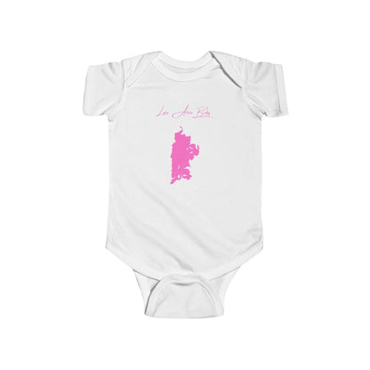 North  Dakota  Lake  Alice  Onesie  front  position  view  from  front  white.webp