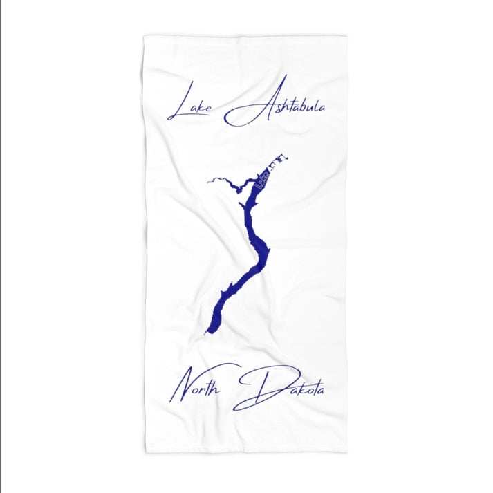 North  Dakota  Lake  Ashtabula  Beach  Towel  front  position  view  from  front  36  x  72.webp