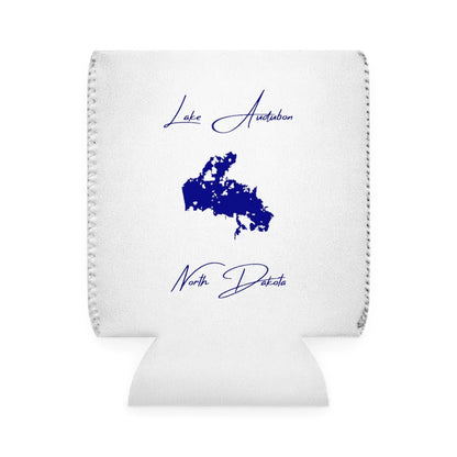 North  Dakota  Lake  Audubon  Can  Koozie  front  position  view  from  front-1  white.webp