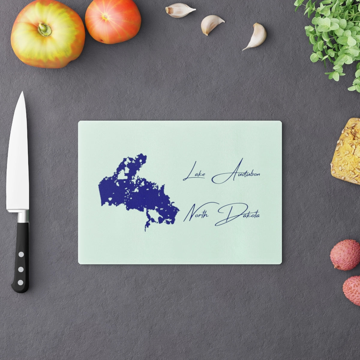 North  Dakota  Lake  Audubon  Cutting  Board  other  position  view  from  context-2  small.webp