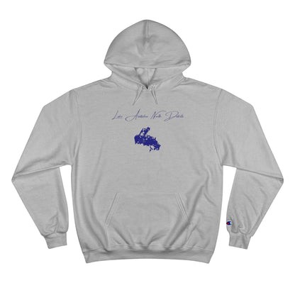 North  Dakota  Lake  Audubon  Hoodie  front  position  view  from  front  light  steel.webp