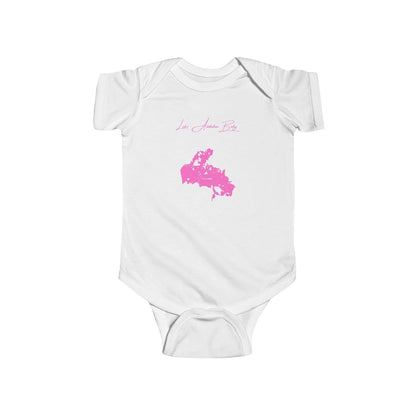 North  Dakota  Lake  Audubon  Onesie  front  position  view  from  front  white.webp