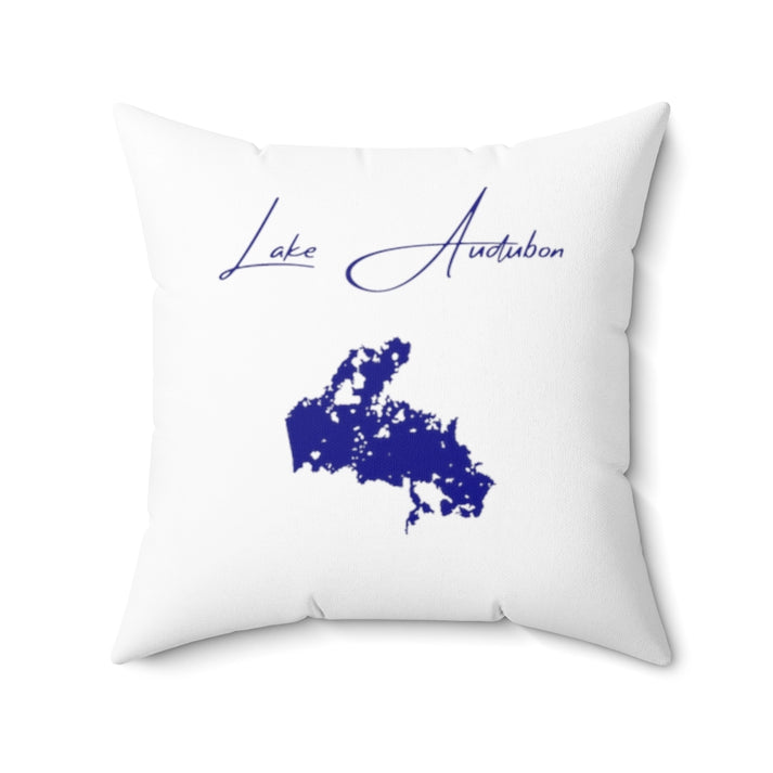 North  Dakota  Lake  Audubon  Pillow  front  position  view  from  back  20  x  20.webp