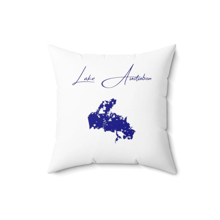 North  Dakota  Lake  Audubon  Pillow  front  position  view  from  front  16  x  16.webp
