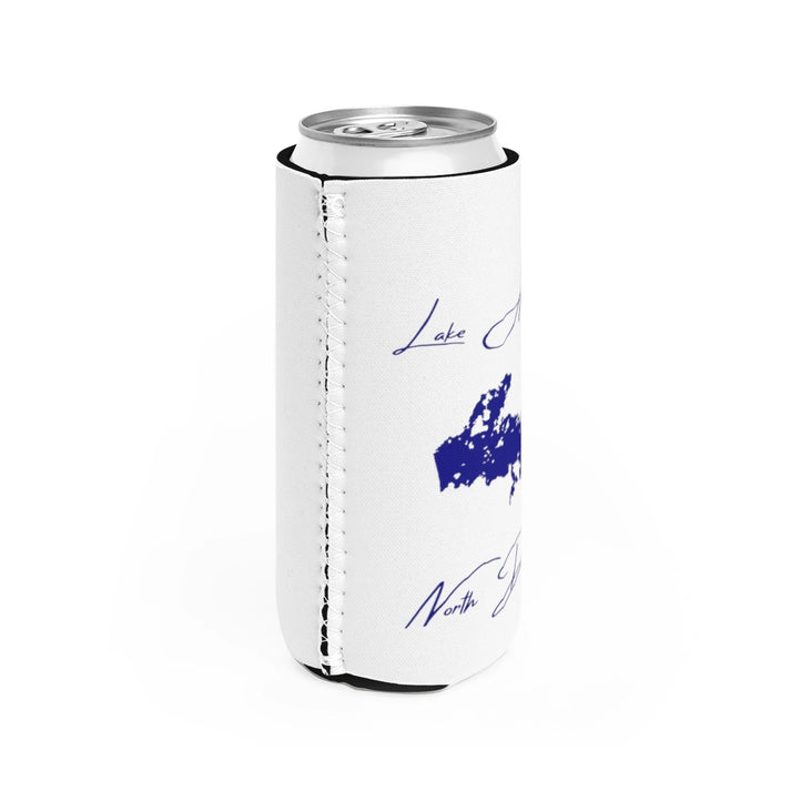North  Dakota  Lake  Audubon  Slim  Can  Koozie  all  position  view  from  right  white.webp