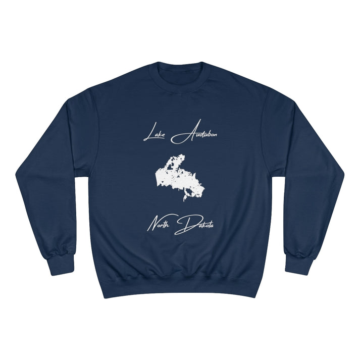 North  Dakota  Lake  Audubon  Sweatshirt  front  position  view  from  front  navy.webp