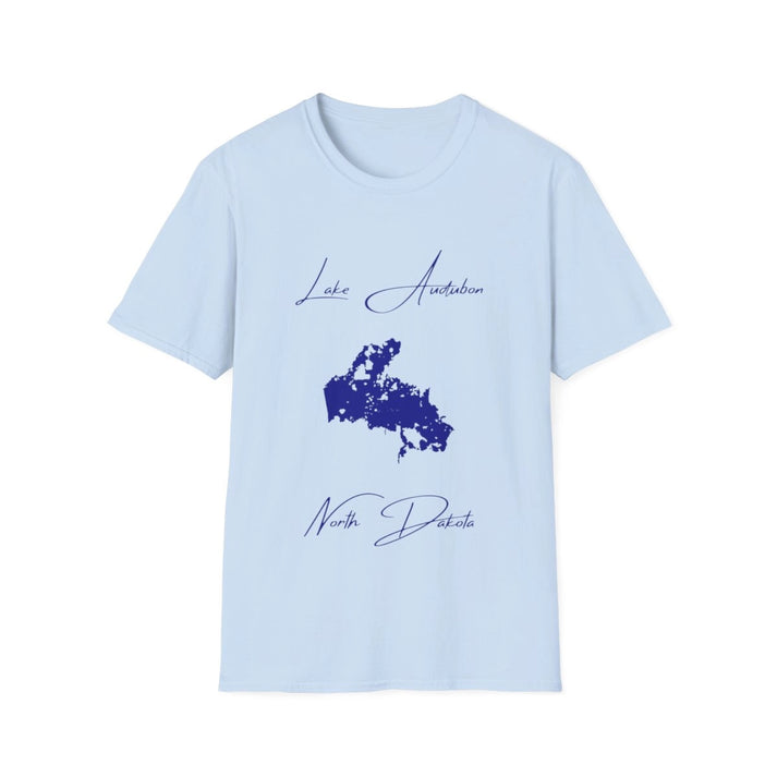North  Dakota  Lake  Audubon  T-shirt  front  position  view  from  front  light  blue.webp