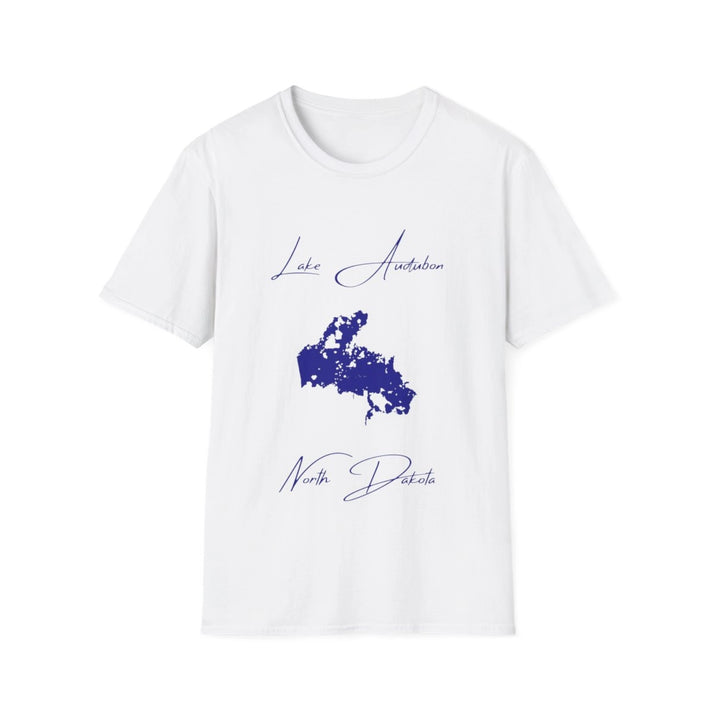 North  Dakota  Lake  Audubon  T-shirt  front  position  view  from  front  white.webp