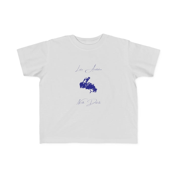 North  Dakota  Lake  Audubon  Toddler  T-shirt  front  position  view  from  front  silver.webp