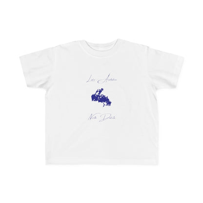 North  Dakota  Lake  Audubon  Toddler  T-shirt  front  position  view  from  front  white.webp