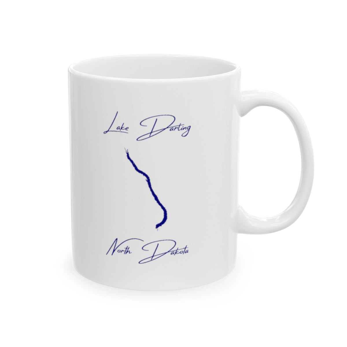 North  Dakota  Lake  Darling  Ceramic  Mug  other  position  view  from  right  11oz.webp
