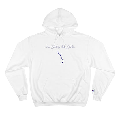 North  Dakota  Lake  Darling  Hoodie  front  position  view  from  front  white.webp