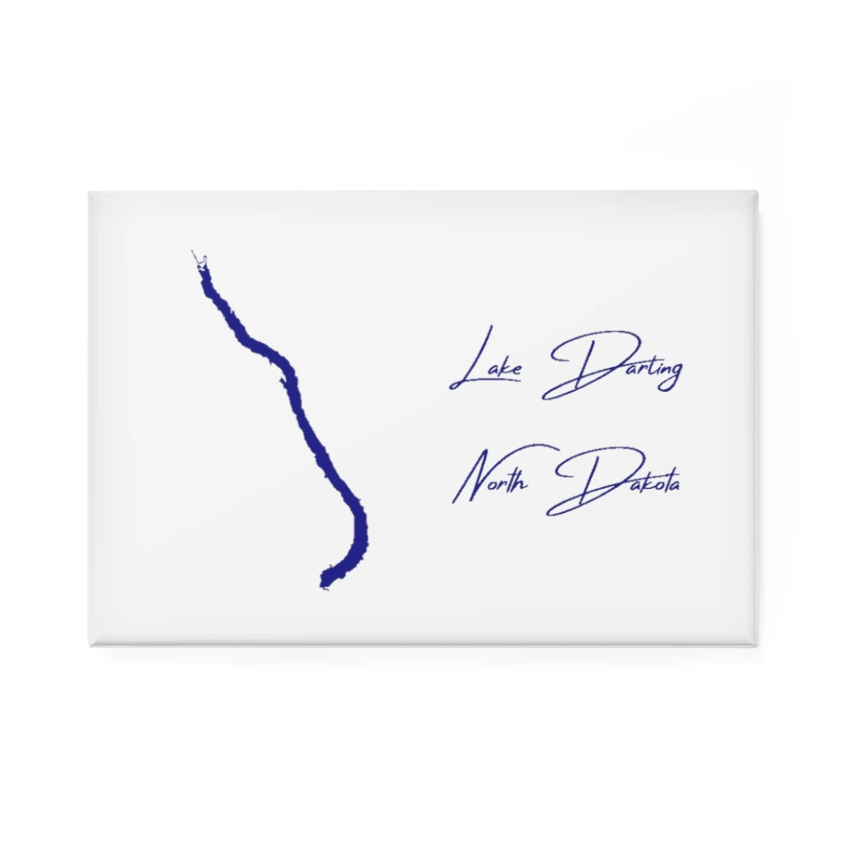 North  Dakota  Lake  Darling  Magnet  front  position  view  from  front  2  x  3.webp