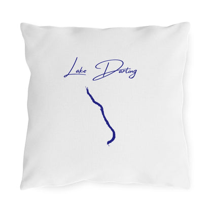 North  Dakota  Lake  Darling  Outdoor  Pillow  front  position  view  from  front  16  x  16.webp
