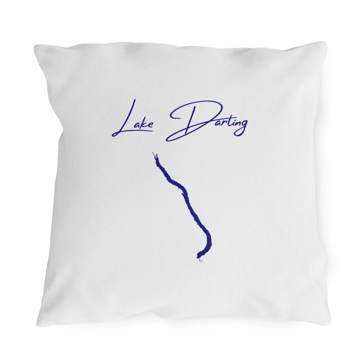 North  Dakota  Lake  Darling  Outdoor  Pillow  front  position  view  from  front  18  x  18.webp