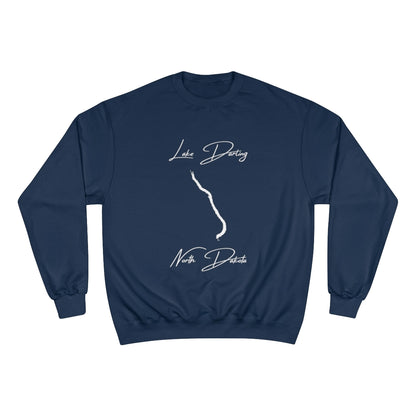North  Dakota  Lake  Darling  Sweatshirt  front  position  view  from  front  navy.webp