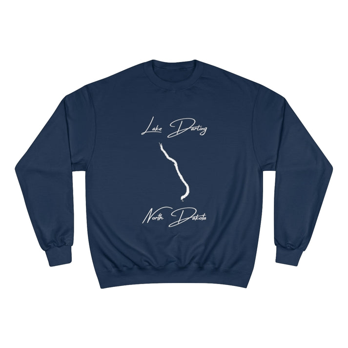 North  Dakota  Lake  Darling  Sweatshirt  front  position  view  from  front  navy.webp