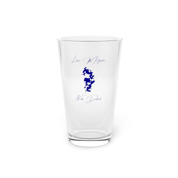 North  Dakota  Lake  Metigoshe  16oz  Pint  Glass  front  position  view  from  front  16oz.webp