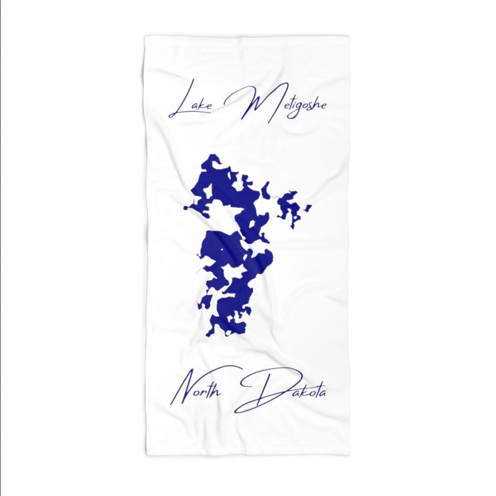 North  Dakota  Lake  Metigoshe  Beach  Towel  front  position  view  from  front  36  x  72.webp