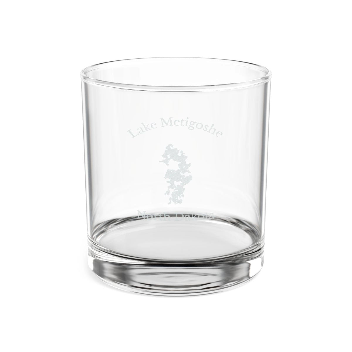 North  Dakota  Lake  Metigoshe  Engraved  Whiskey  Glass  other  position  view  from  front  10.5oz.webp