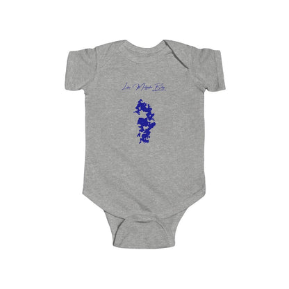 North  Dakota  Lake  Metigoshe  Onesie  front  position  view  from  front  heather.webp