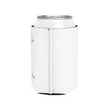 North  Dakota  Lake  Oahe  Can  Koozie  all  position  view  from  right  white.webp