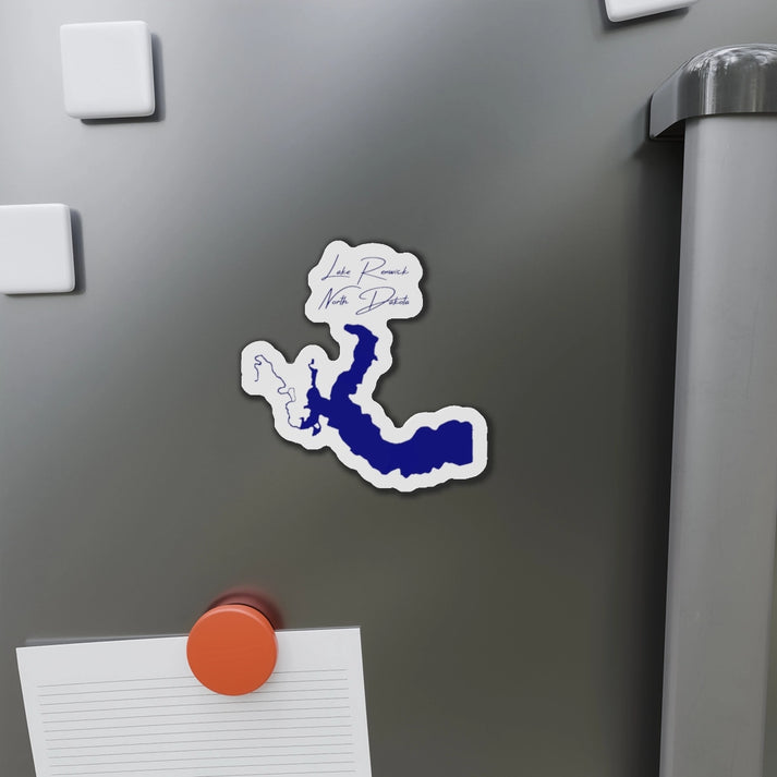 North  Dakota  Lake  Renwick  Die  Cut  Magnet  front  position  view  from  context-1  4  x  4.webp