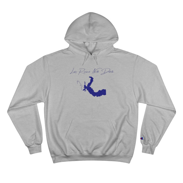 North  Dakota  Lake  Renwick  Hoodie  front  position  view  from  front  light  steel.webp