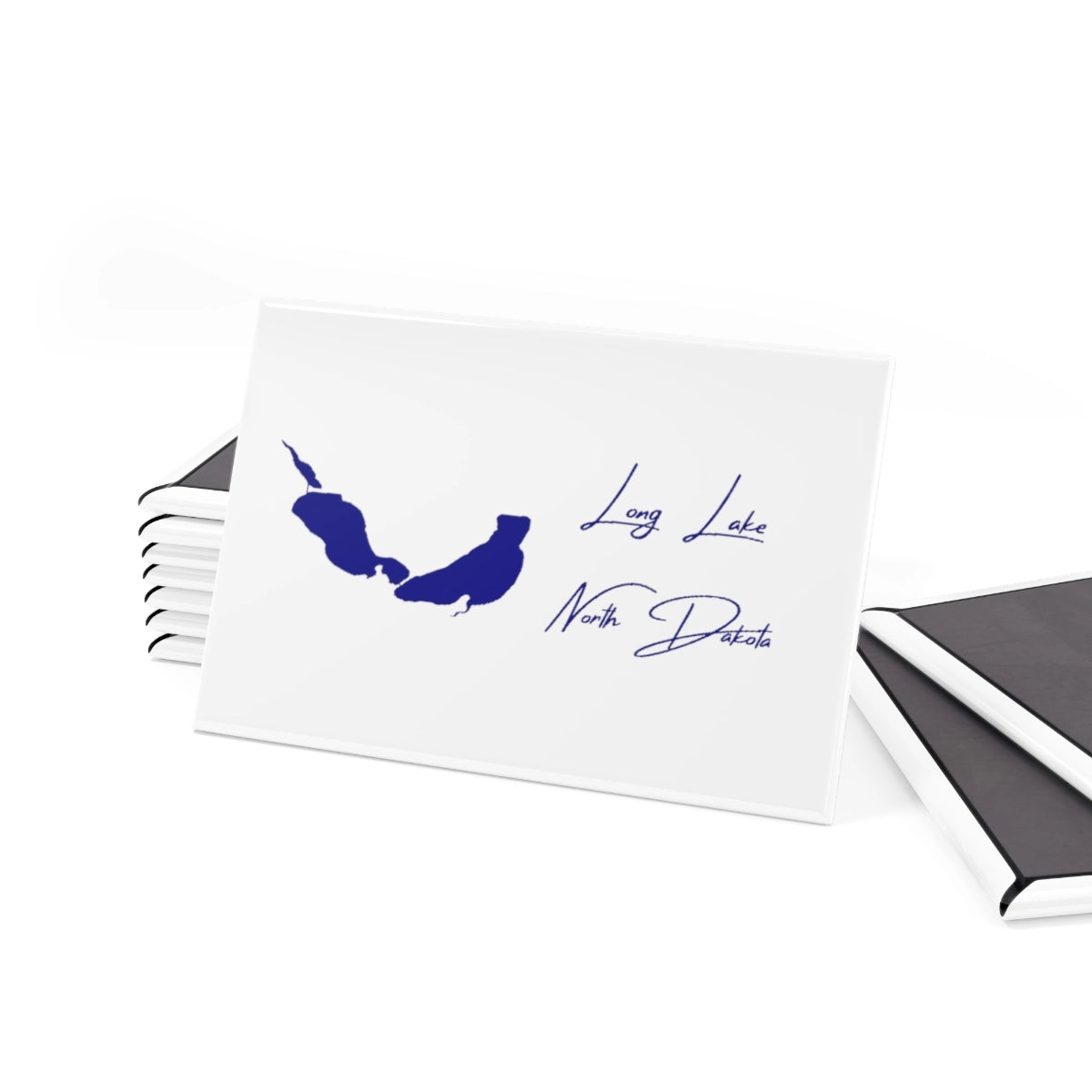 North  Dakota  Long  Lake  Magnet  front  position  view  from  set  2  x  3.webp